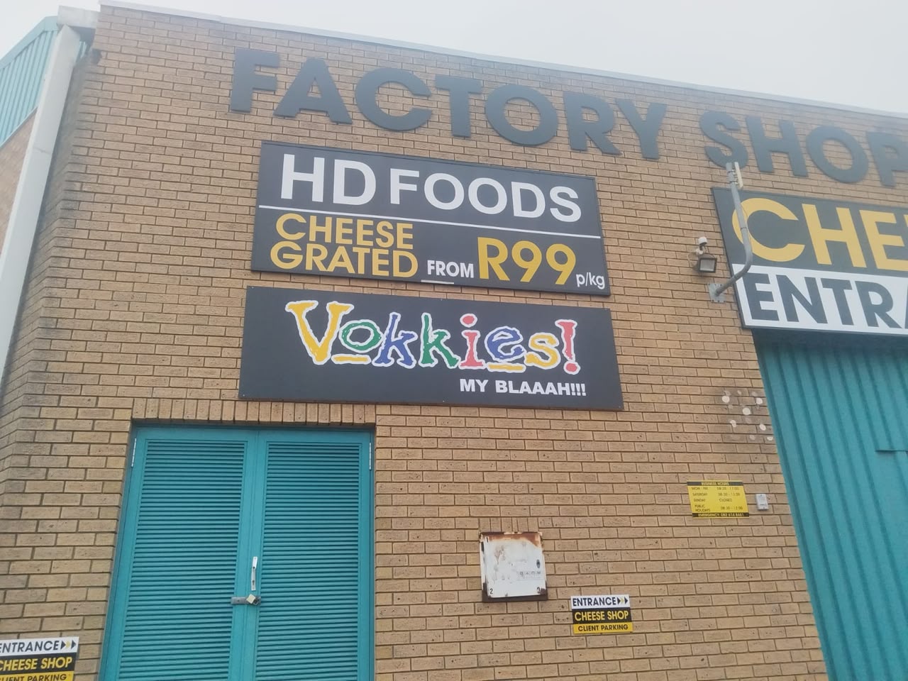Vokkies Brackenfell se winkelfront