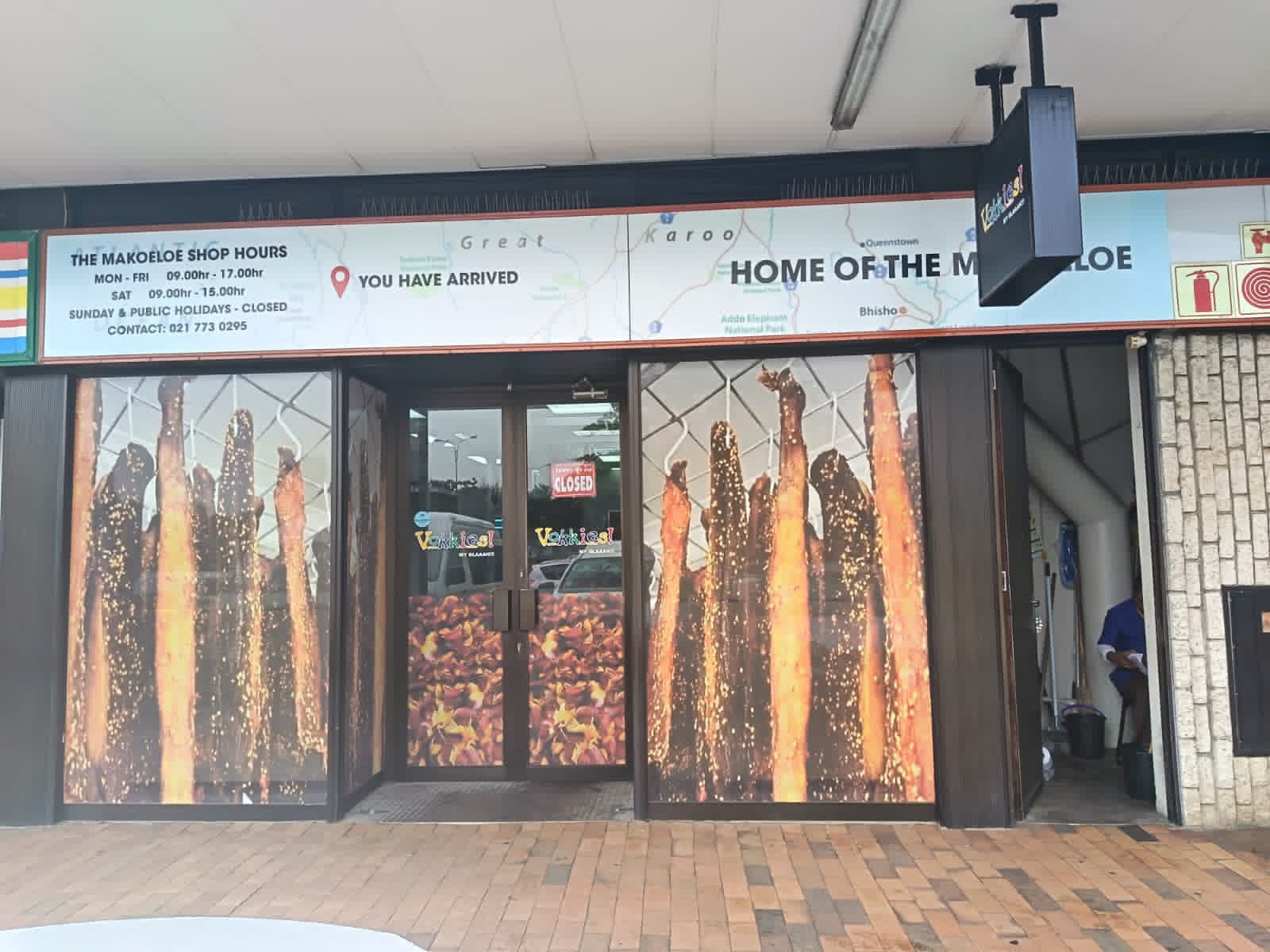 Vokkies Paarl se winkelfront